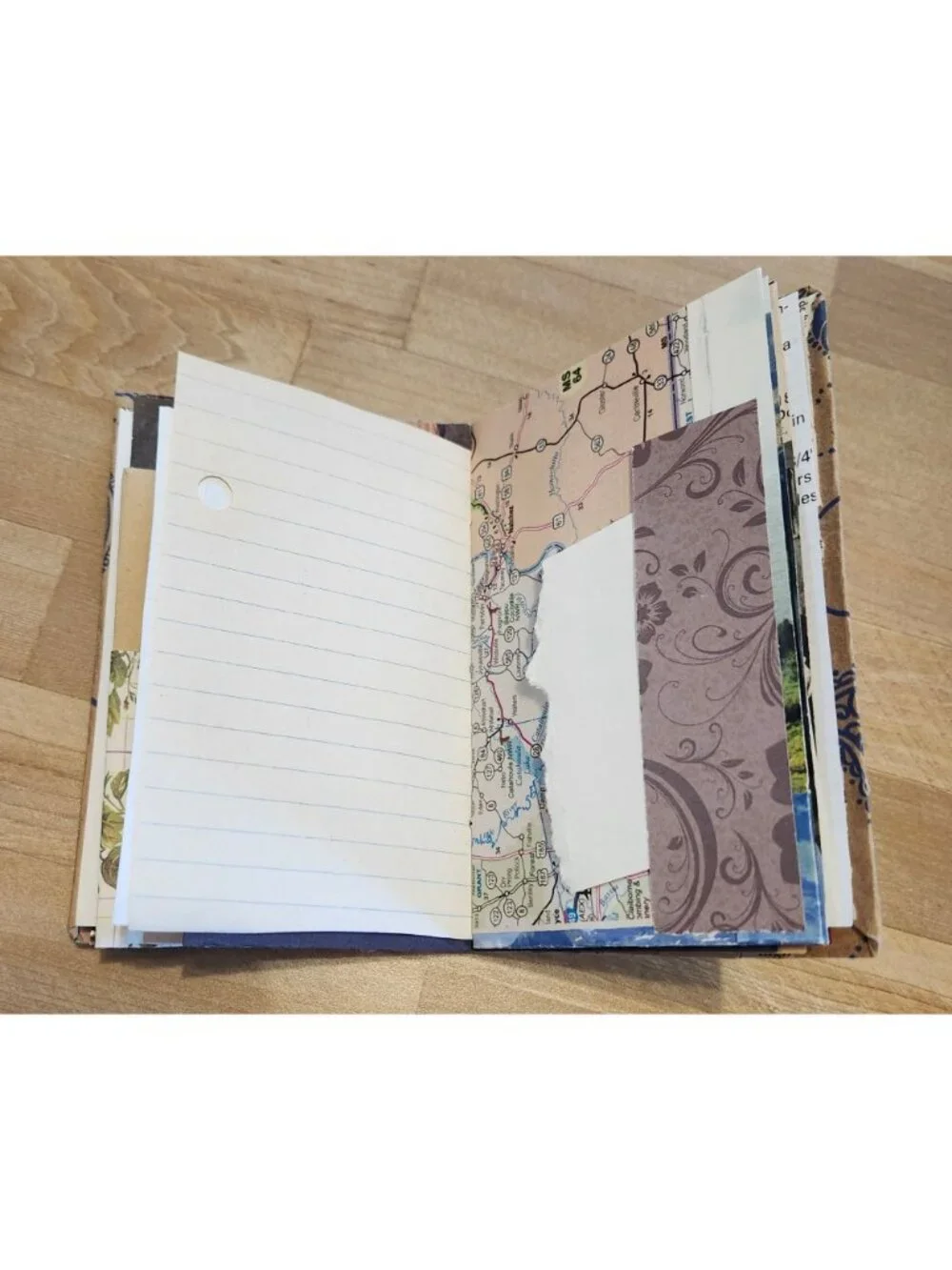 Handmade Junk Journal 56 pages Pocket Notes